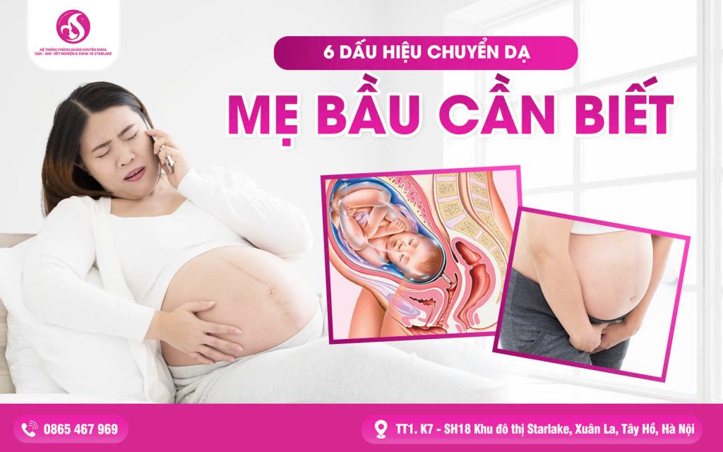 6 Dấu Hiệu Chuyển Dạ Mẹ Bầu Cần Biết Để Nhập Viện Kịp Thời