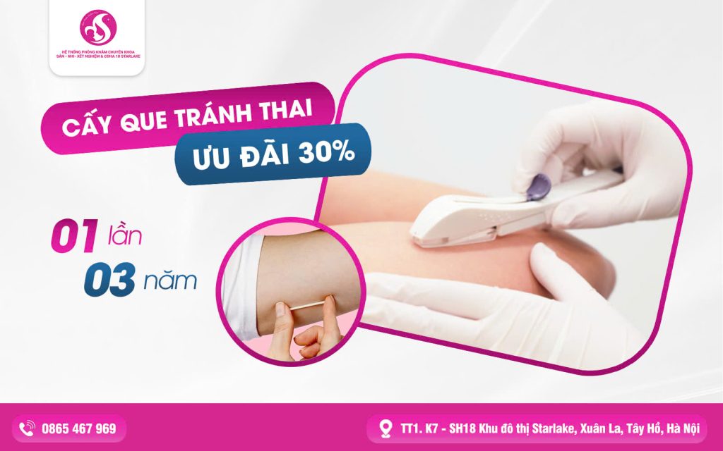 Cấy Que Tránh Thai Ưu Đãi 30% - Giải Pháp Ngừa Thai Hiệu Quả & An Toàn
