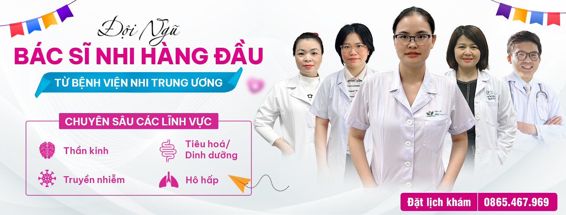 đội ngũ bác sĩ nhi phòng khám 18 starlake